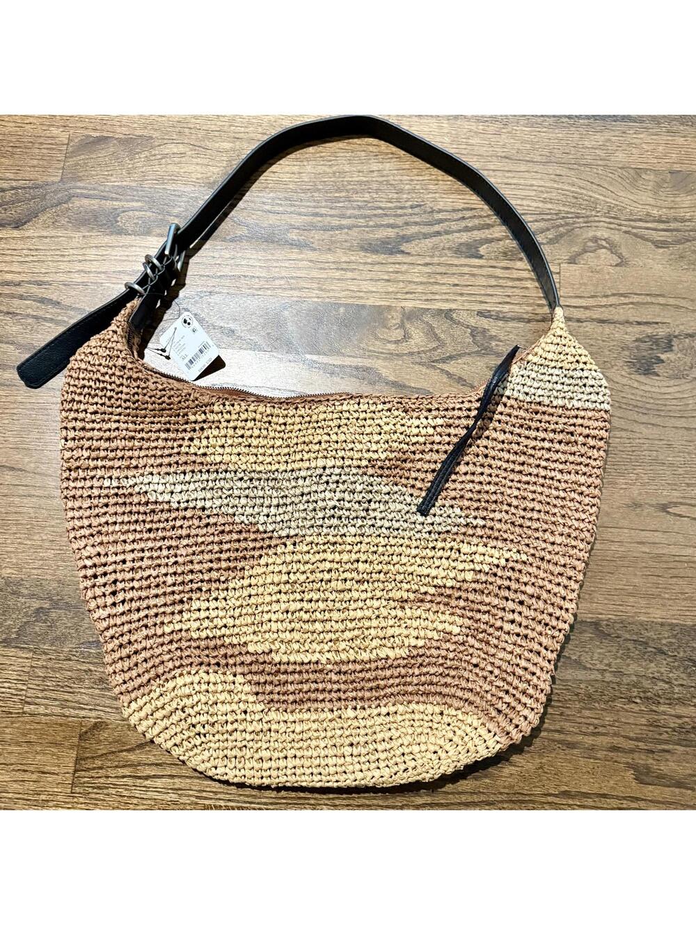 NWT Free People Santorini Straw Tote Bag - Picture 2 of 6